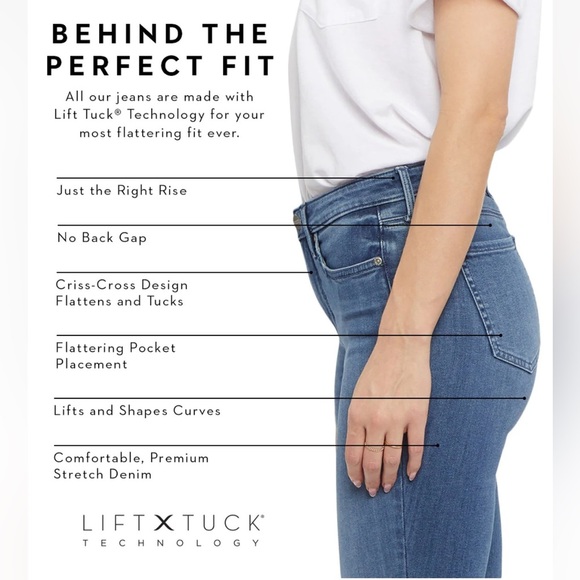 NYDJ Waist Match Marilyn Straight Ankle Jeans w/ Button Fly - Picture 6 of 6